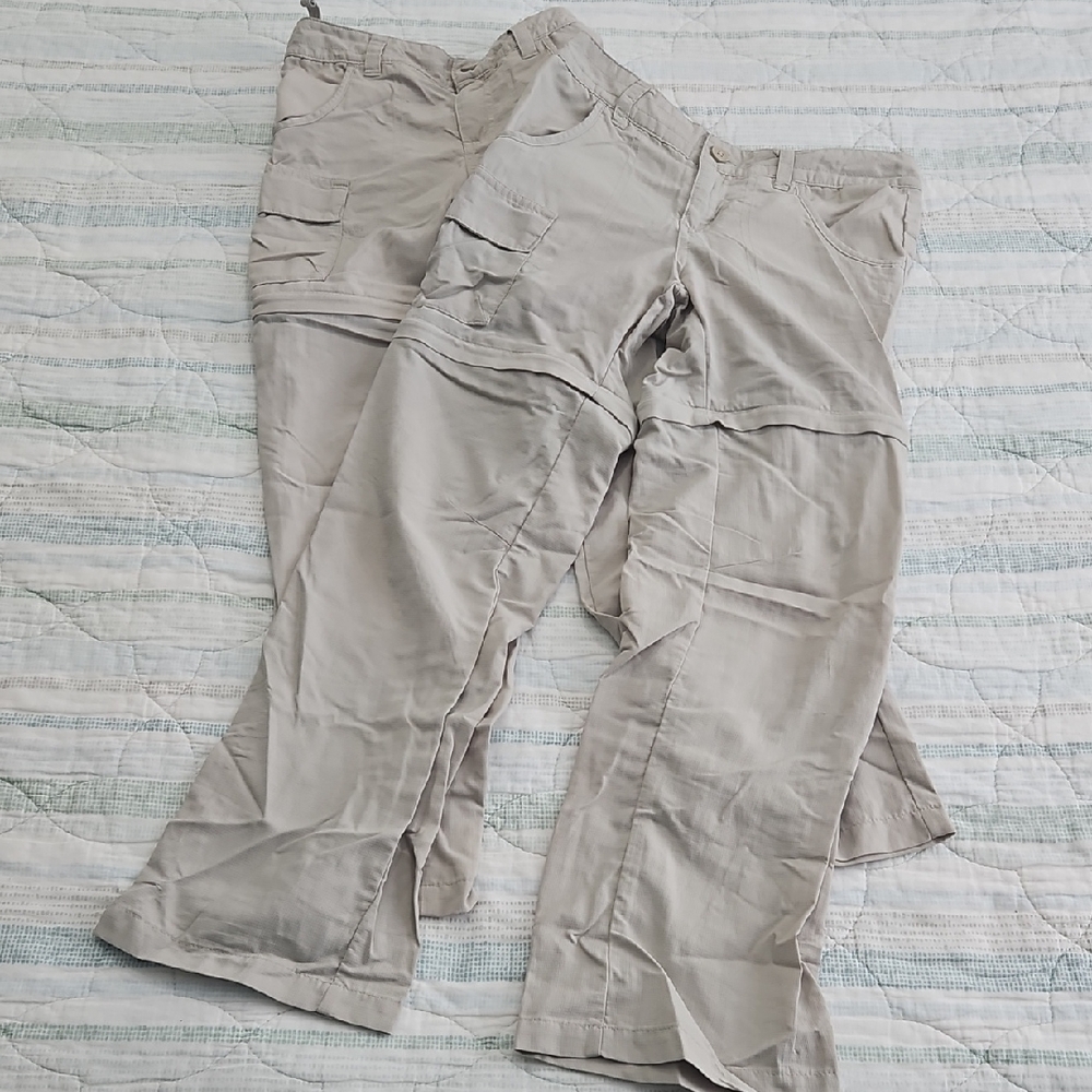 Columbia Khaki Convertible Pants Size Small(7/8)